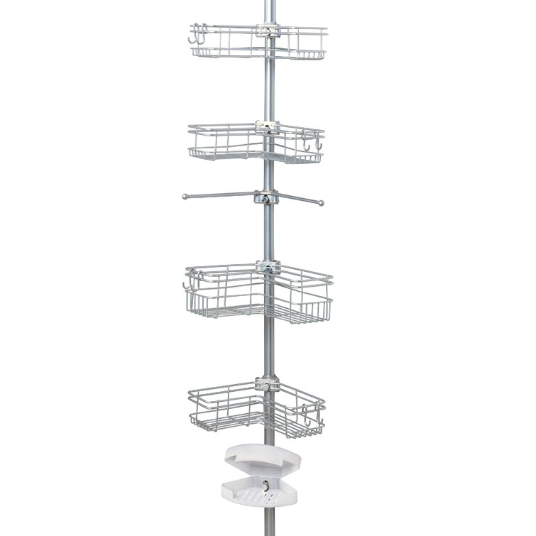 Tension shower clearance caddy